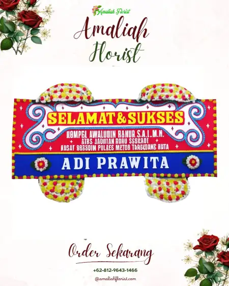 Papan Bunga Ucapan Selamat Sokaraja